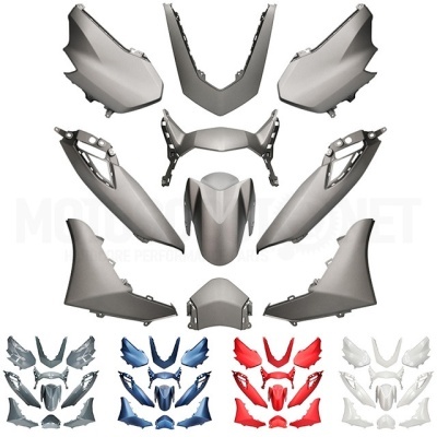 Conjunto de carenagens para motocicleta em várias cores