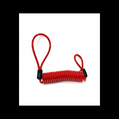 Cabedal de segurança elástico vermelho com argolas