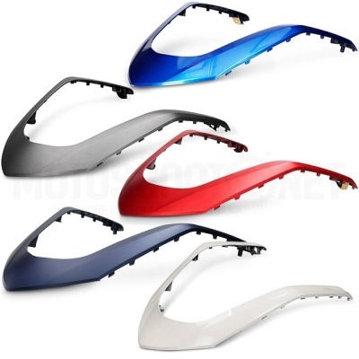 Cinco molduras para farol de motocicleta em várias cores