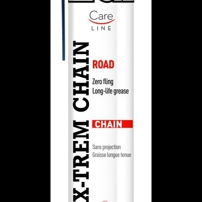 Spray lubrificante para corrente de bicicleta ou moto IPONE X-TREM CHAIN ROAD com tampa vermelha