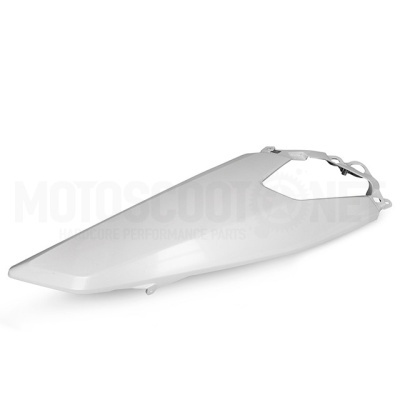 Painel lateral branco para mota em plástico liso