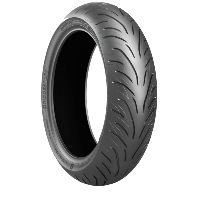 Pneu Bridgestone Battlax Hypersport S22 para motocicleta preto com padrão sulcado
