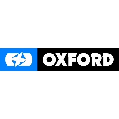 Logotipo azul e preto com texto OXFORD