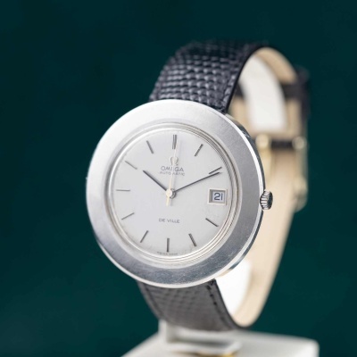 Relógio de pulso Omega De Ville automático com bracelete preta