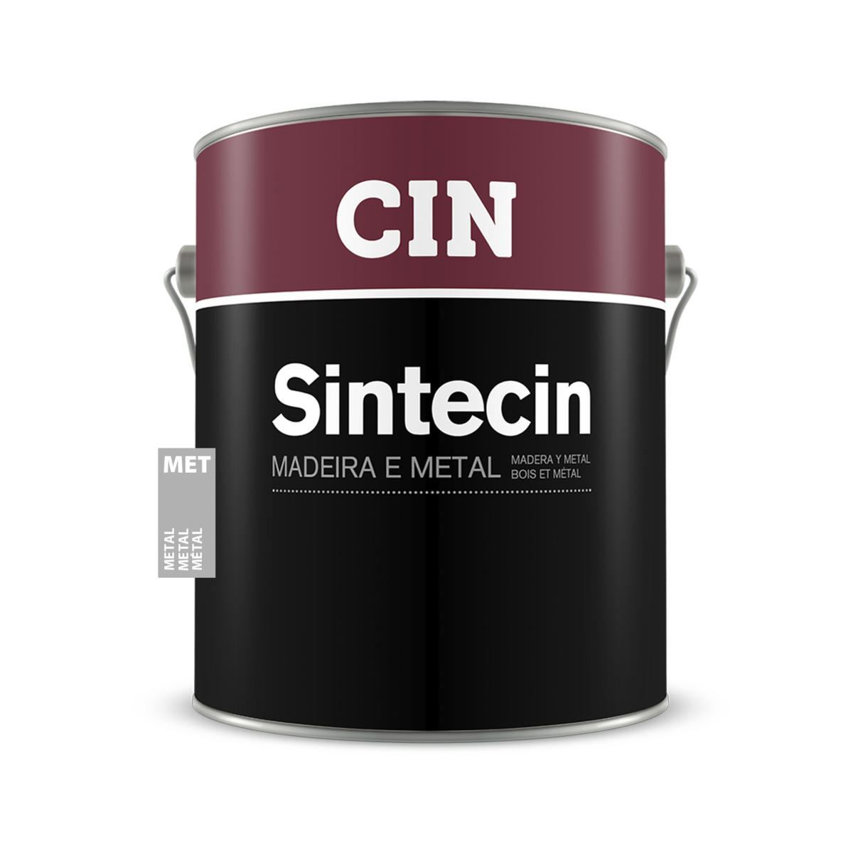 Lata de tinta CIN Sintecin para madeira e metal