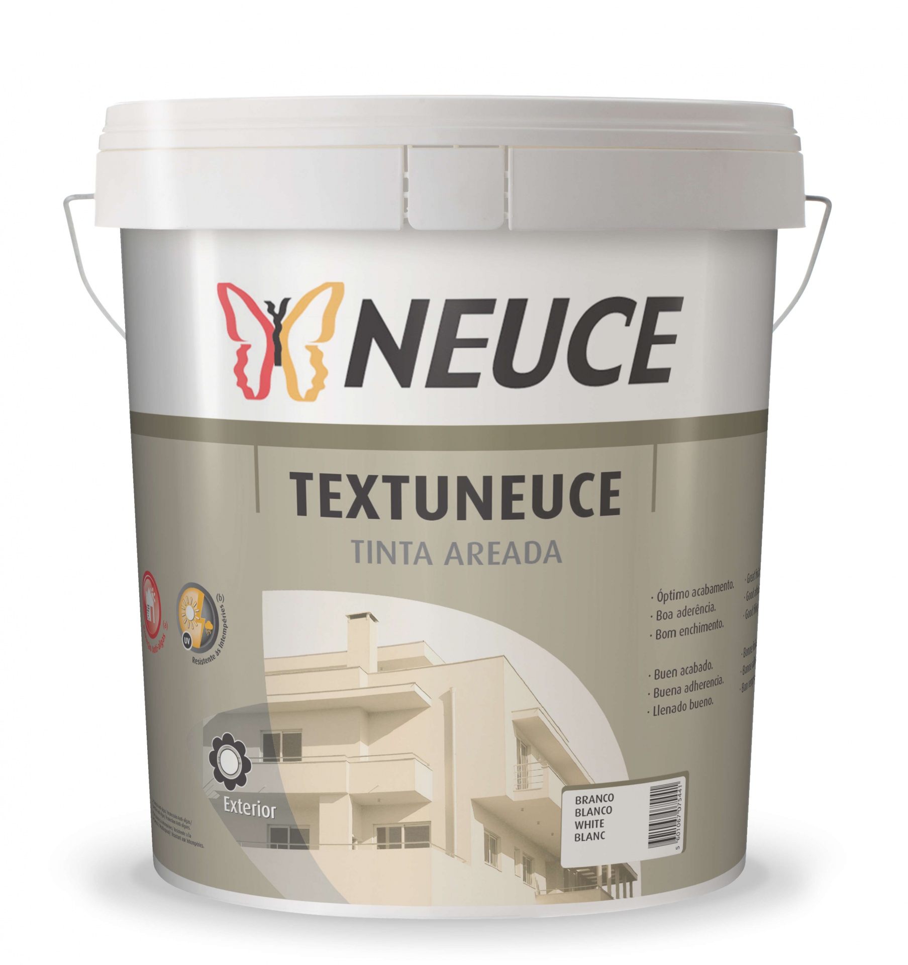 Balde de tinta branca NEUCE TEXTUNEUCE TINTA AREADA exterior