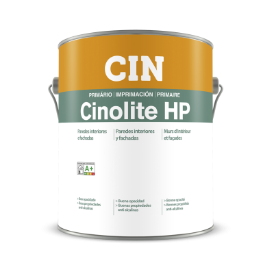 Pote de tinta CIN Cinolite HP para paredes interiores e fachadas