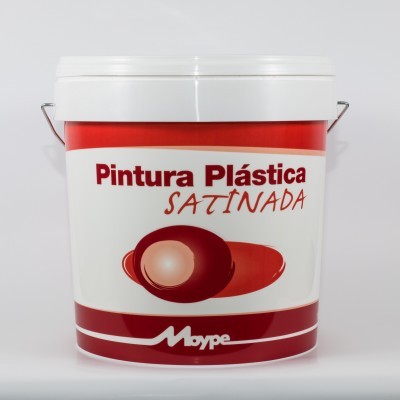Balde de tinta Pintura Plástica Satinada Moype com tampa branca