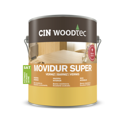Lata de verniz CIN WOODtec MOVIDUR SUPER para madeira interior