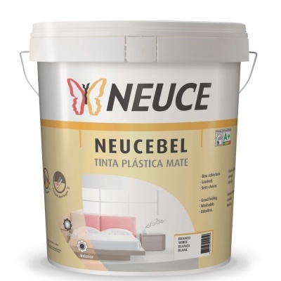 Balde de tinta plástica mate NEUCEBEL branco