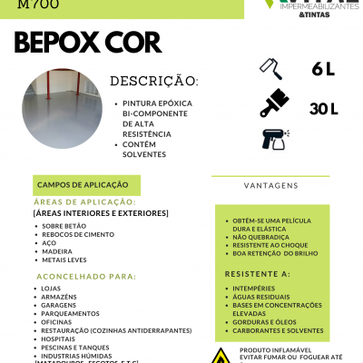Bepox&#x20;-&#x20;Tinta&#x20;Ep&#x00F3;xi&#x20;Cinza&#x20;2&#x20;componentes&#x20;&#x28;RAL&#x20;7001&#x29;&#x20;4&#x2B;2&#x20;ou&#x20;20&#x2B;10Kg