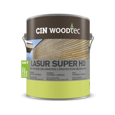 Lata de tinta protetora para madeira CIN WOODtec LASUR SUPER HD