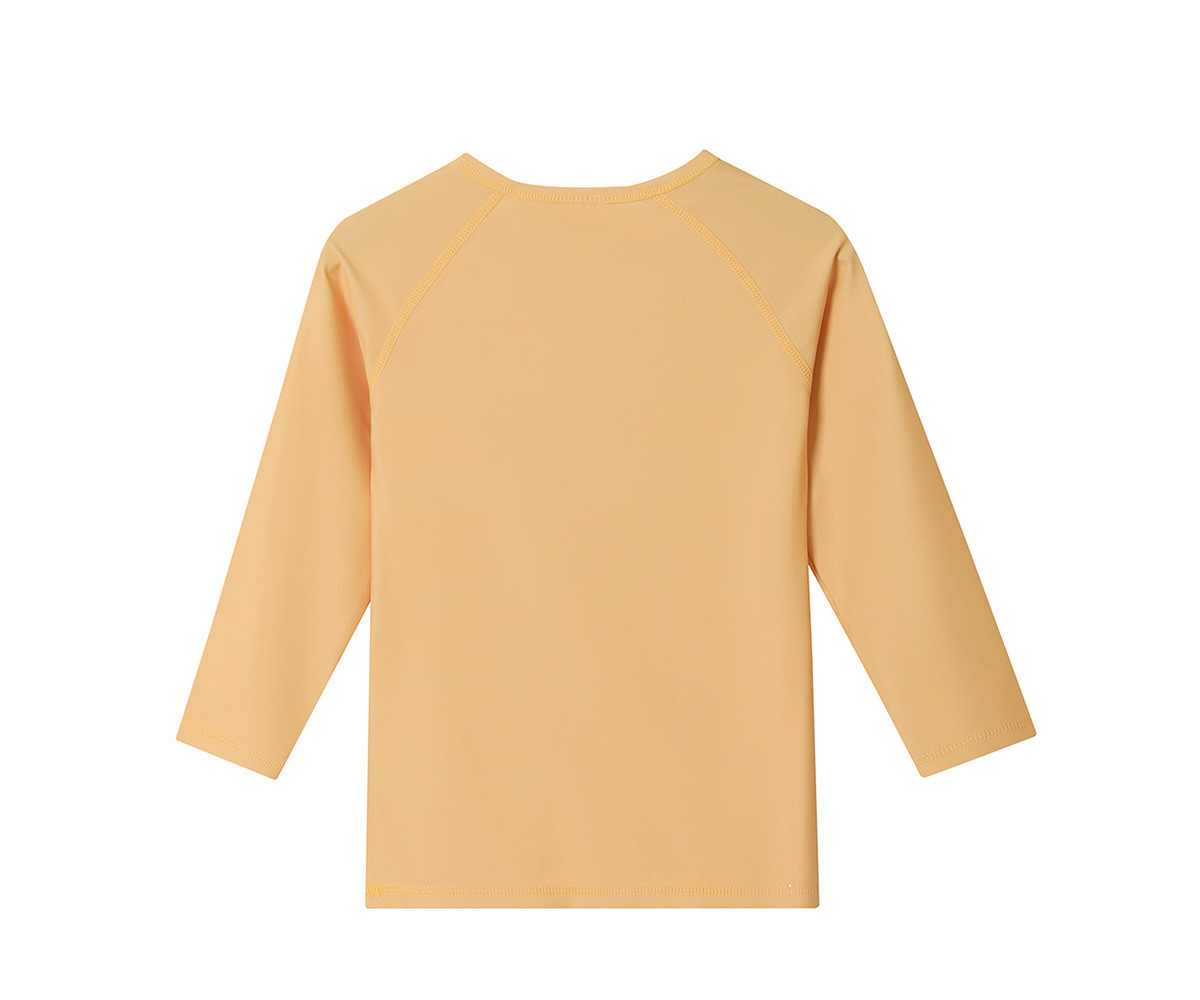 Camisola manga comprida amarela vista de costas