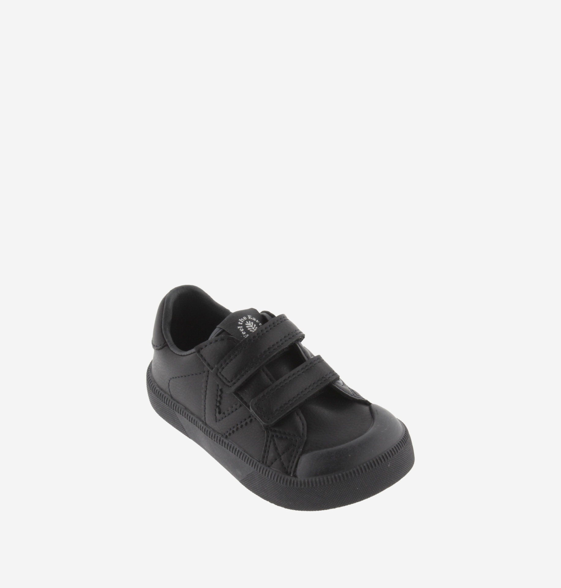 ténis infantil preto com tiras de velcro