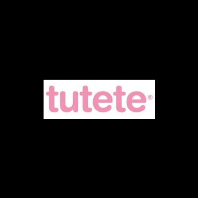 Logotipo da marca tutete em rosa
