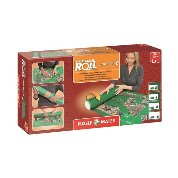 Tapete Puzzle & Roll Até 3000 Peças 617691 Jumbo +6 anos Embalagem do produto Puzzle & Roll para puzzles até 3000 peças