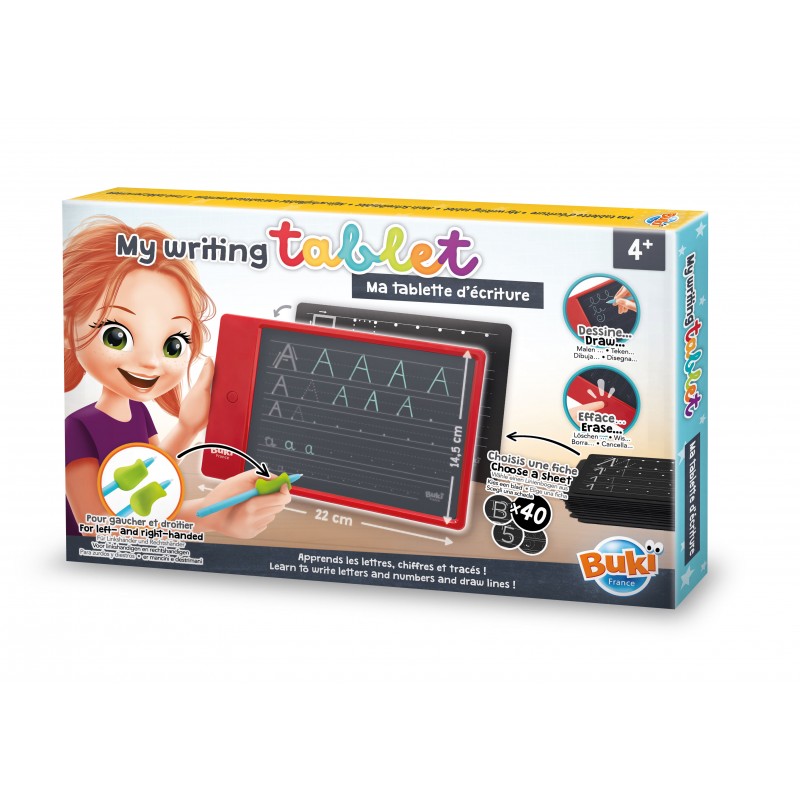 Tablet Aprender a Escrever Letras e Números B5607 Embalagem do jogo educativo My writing tablet para aprender a escrever