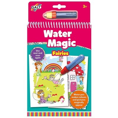 embalagem de produto Water Magic Fairies com marcador de água e ilustrações de fadas coloridas