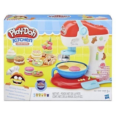 Jogo Play-Doh Kitchen Creations com batedeira e bolos em massa colorida