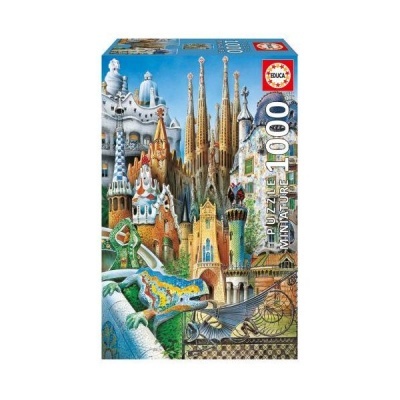 Caixa de puzzle Educa 1000 peças Sagrada Família Barcelona