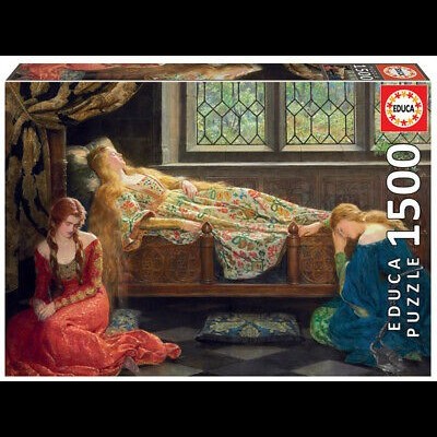 Caixa de puzzle EDUCA 1500 peças com imagem de mulheres em ambiente interior clássico