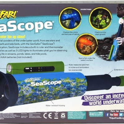 Caixa de brinquedo GeoSafari SeaScope para observação subaquática