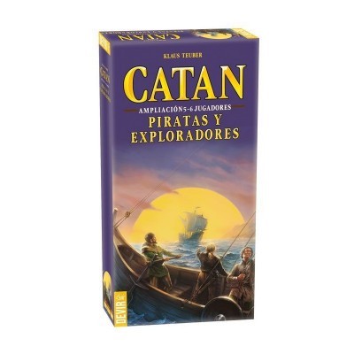 Embalagem do jogo Catan Piratas y Exploradores