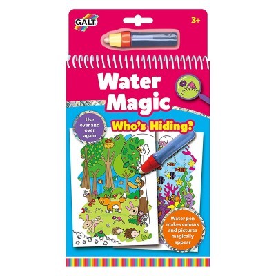 Livro de actividades Water Magic com caneta de água para crianças