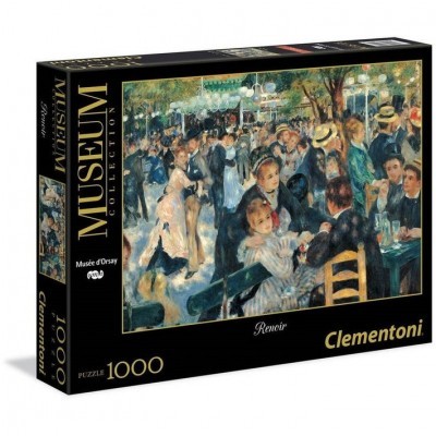 Quebra-cabeças Clementoni 1000 peças com pintura Renoir da coleção Museu Musée D'Orsay.