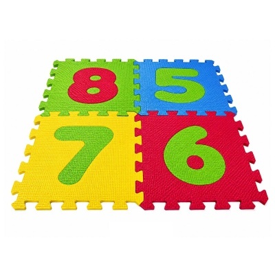 Set 10 Placas Eva 30x30x1cm 10 Números 24832 Set 10 Placas Eva 30x30x1cm 10 Números 24832