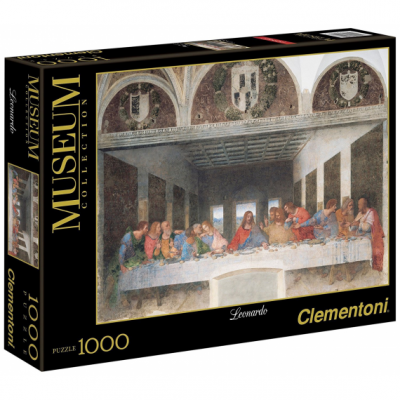 Caixa de puzzle The Last Supper da Clementoni com 1000 peças