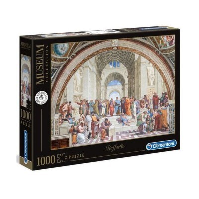 Caixa de puzzle de 1000 peças com pintura clássica de Raffaello da coleção Museum Collection