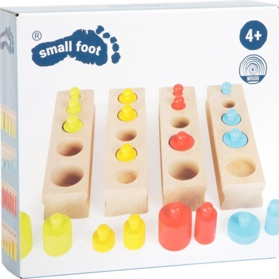 Brinquedo em madeira small foot colorido para crianças a partir dos 4 anos