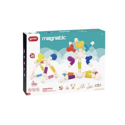 Bricks Construções Magnéticas STEAM 26 Peças 163618 Bricks Construções Magnéticas STEAM 26 Peças 163618