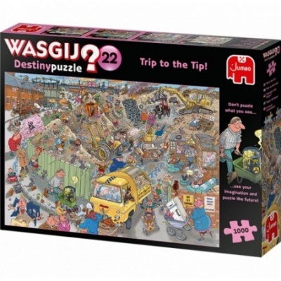 Quebra-cabeças Wasgij Destiny 2 Trip to the Tip caixa colorida com 1000 peças