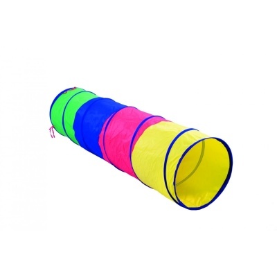 Túnel de brincadeira colorido para crianças