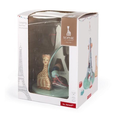 Brinquedo para bebé Sophie la Girafe em embalagem com Torre Eiffel