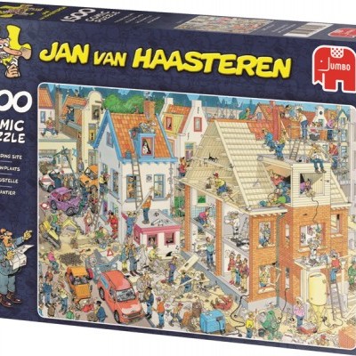 Caixa de puzzle de construção de casas com 1500 peças da Jumbo