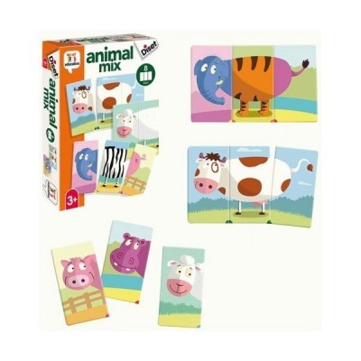 Quebra-cabeça infantil Animal mix Desert com animais coloridos