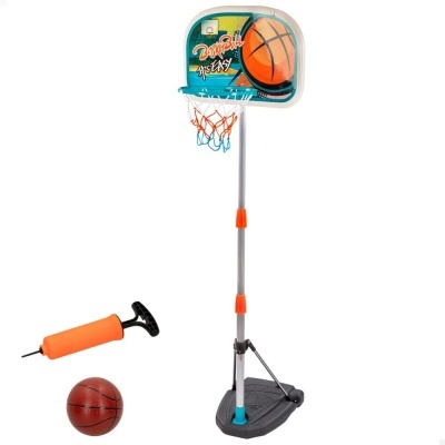 Conjunto de mini basquetebol com aro ajustável e acessórios