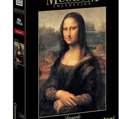 Caixa de puzzle Mona Lisa 500 peças Clementoni