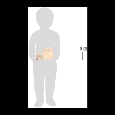 Brinquedo de madeira com formas geométricas coloridas para encaixar