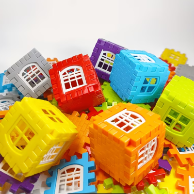 Jogo Creatividade Blocos de Construção Geometricos C/310 Pçs 3501013