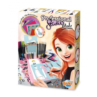 Kit de desenho e moda com materiais auto-adesivos e ferramentas para criação