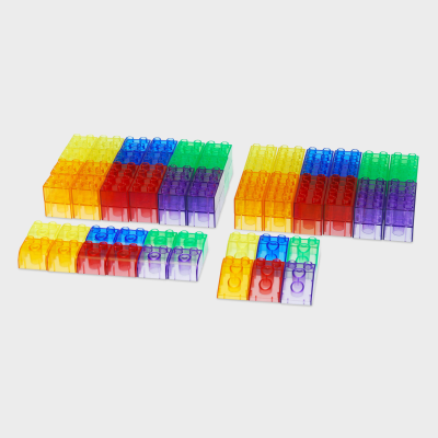Set Blocos Construção Translucidos C/90 73081