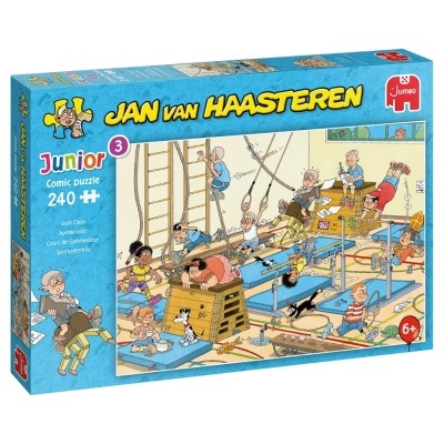 Caixa de puzzle JAN VAN HAASTEREN Junior 240 peças para crianças.