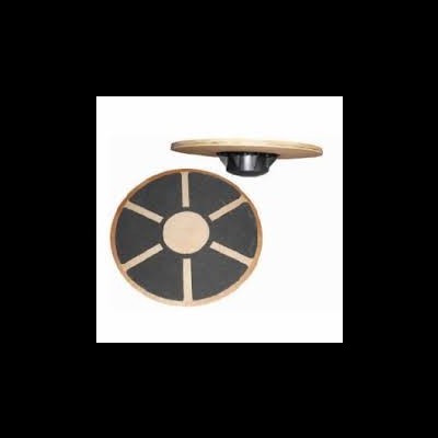 Dois dispositivos de madeira circulares com segmentos em preto