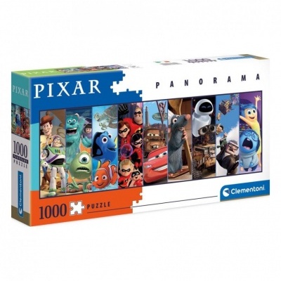 Embalagem de puzzle panorâmico Pixar com 1000 peças
