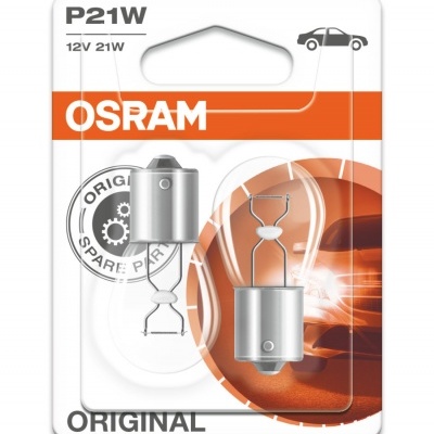 Embalagem OSRAM Lâmpada Automóvel P21W 12V 21W