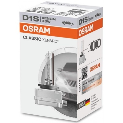 Caixa de lâmpada Osram D1S Xenon 35W com imagem de carro e lâmpada